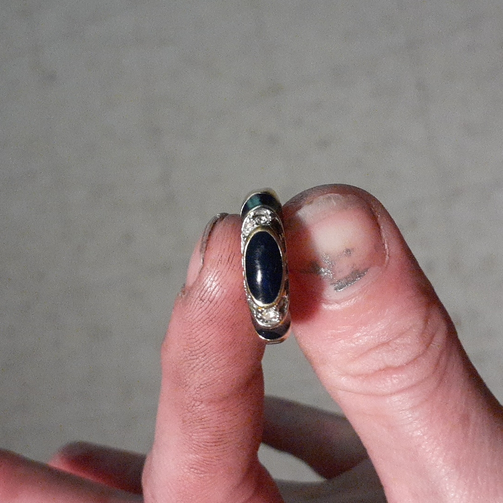 black onyx ring